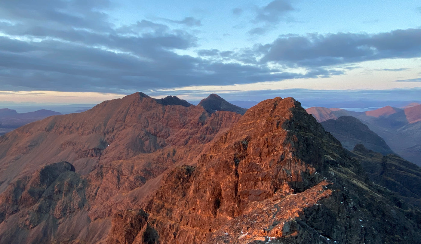 cuillin ridge sunset
