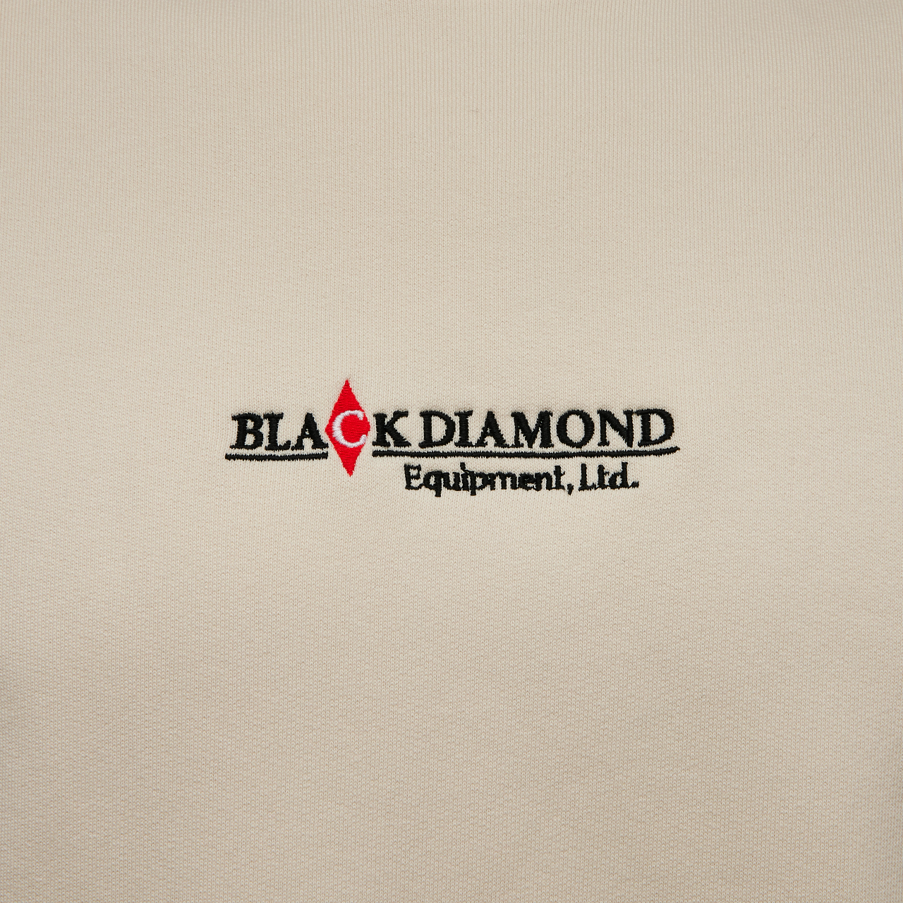 Black Diamond Heritage Wordmark Crewneck - Men's in off white