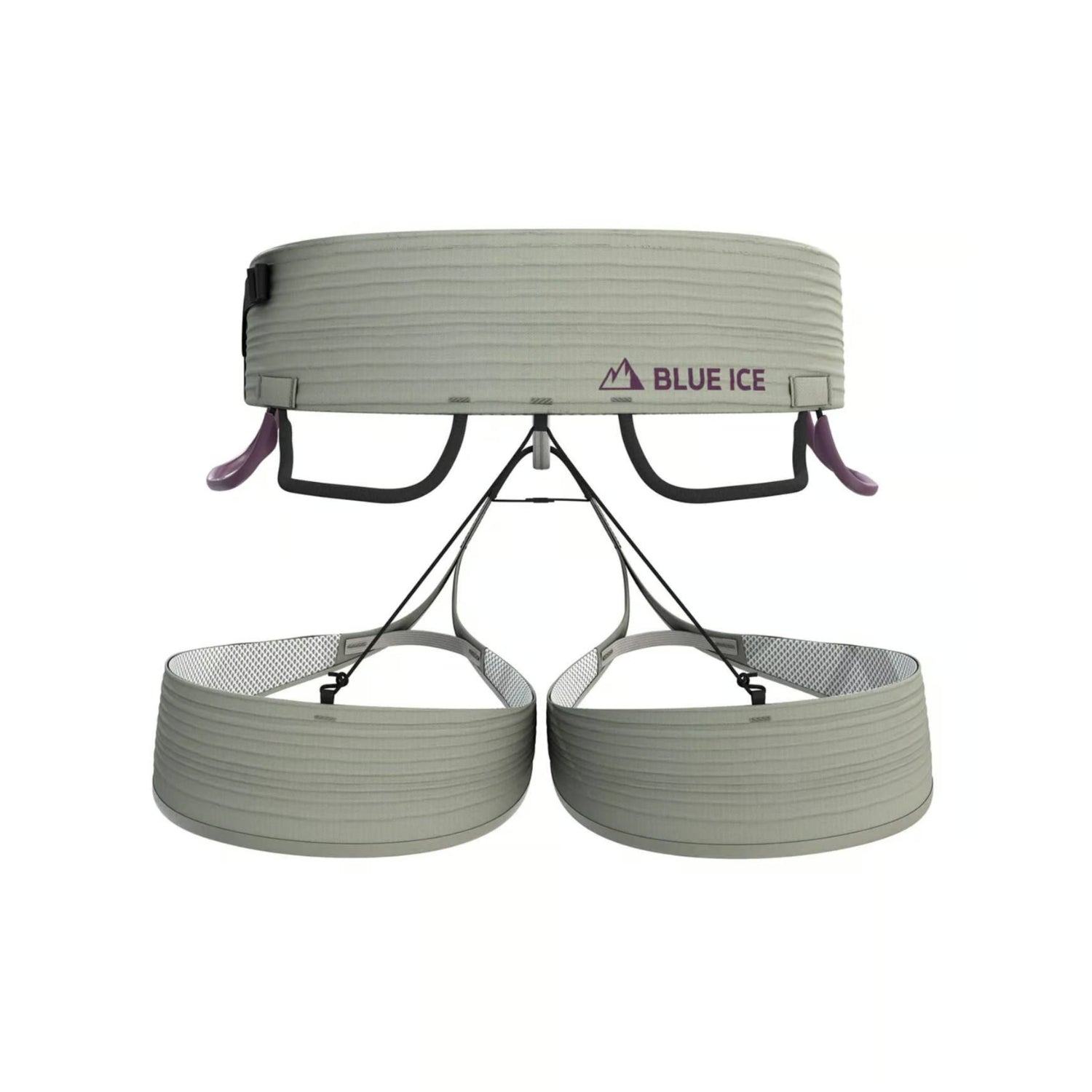 Blue Ice Halo harness in white