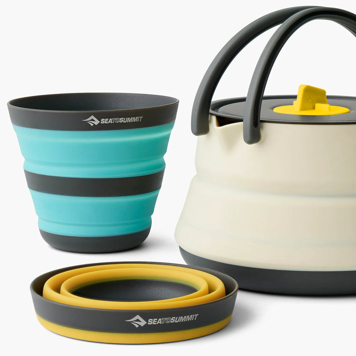 Sea to Summit Frontier Ultralight Collapsible Kettle Set (2 Person, 3 Piece)