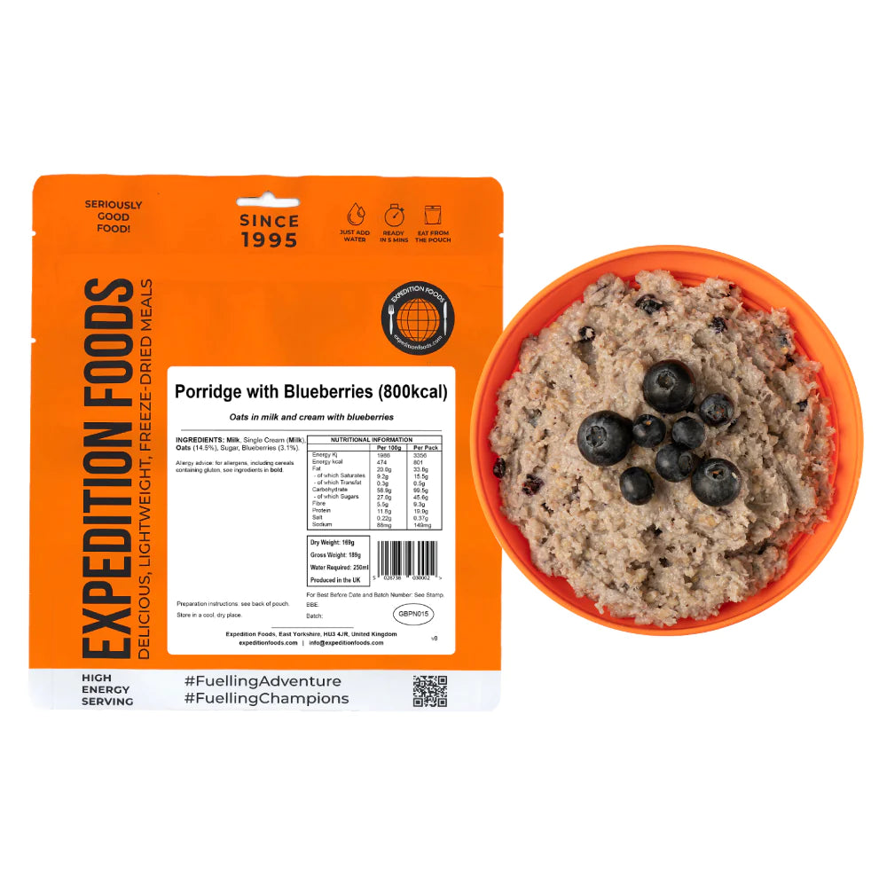 Expedition Foods Porridge with Blueberries (800kcal)