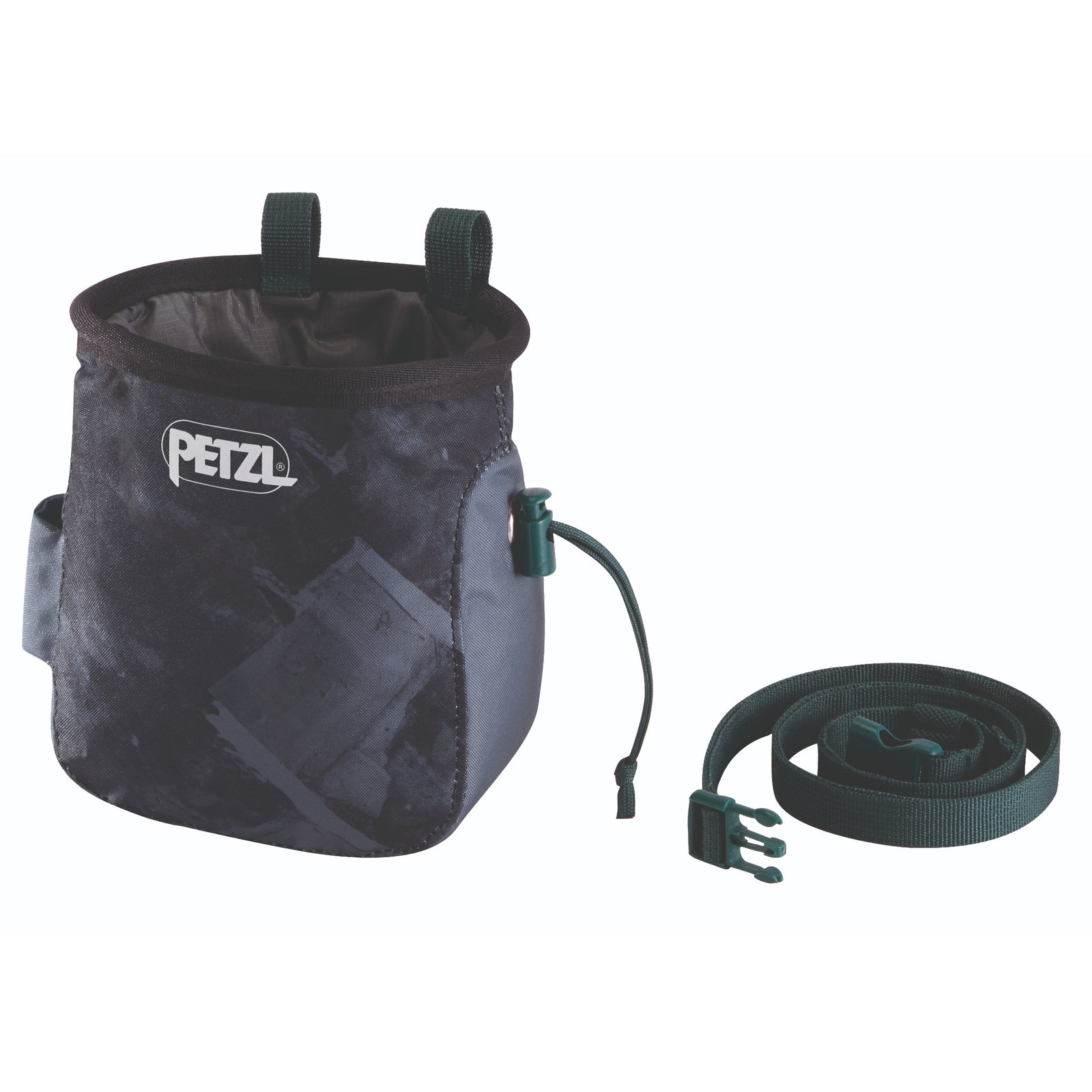 Petzl Saka Chalk Bag Dark Grey