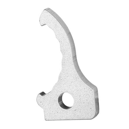 Grivel Simple Vario, side view in silver colour
