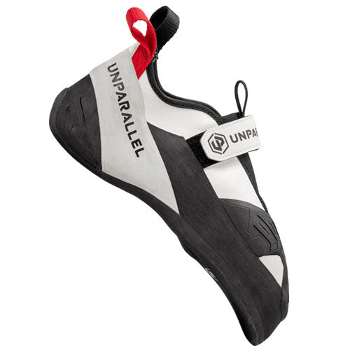 Unparallel Qubit climbing shoes in black and white