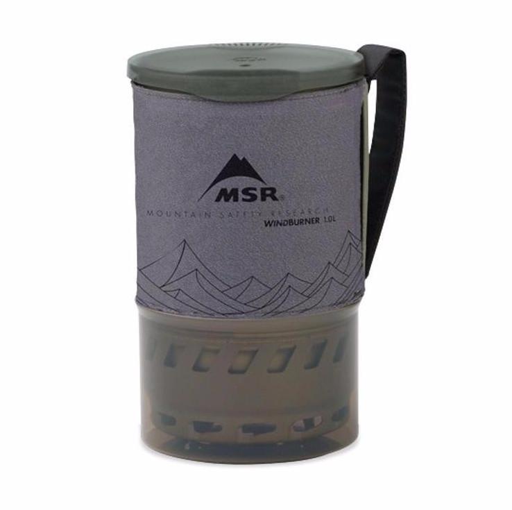 MSR Windburner camping stove 1L Pot (Grey)