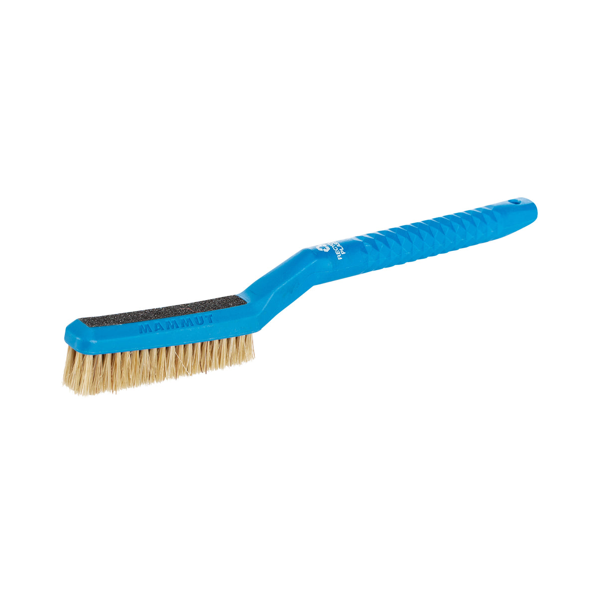 Mammut Sender Brush in blue, showing nail file
