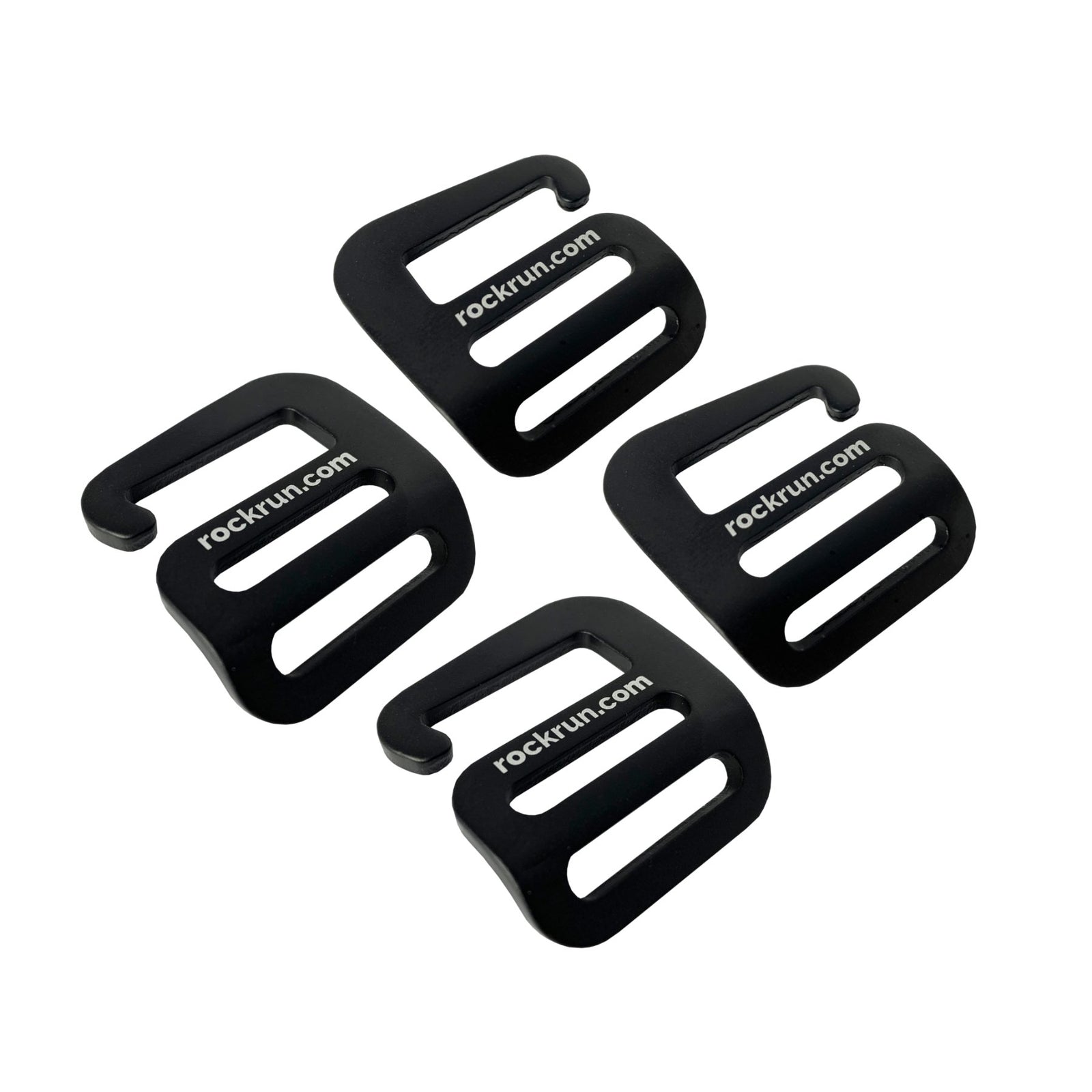 Rock + Run G-Hook 25mm 4 Pack, black