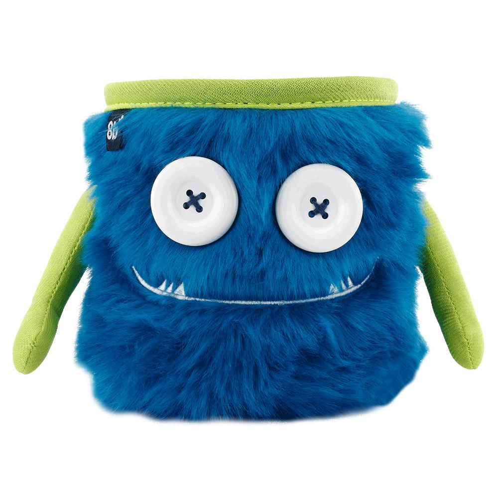 Front view of the 8BPlus Max Chalk Bag, in Blue and Green colours