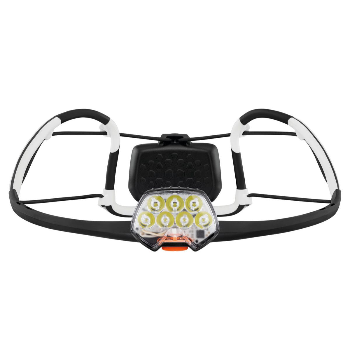Petzl IKO in white and black front angle