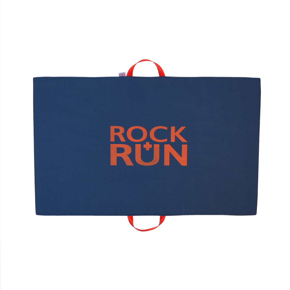 Rock + Run Showdown Pad in slate grey colour with red logo