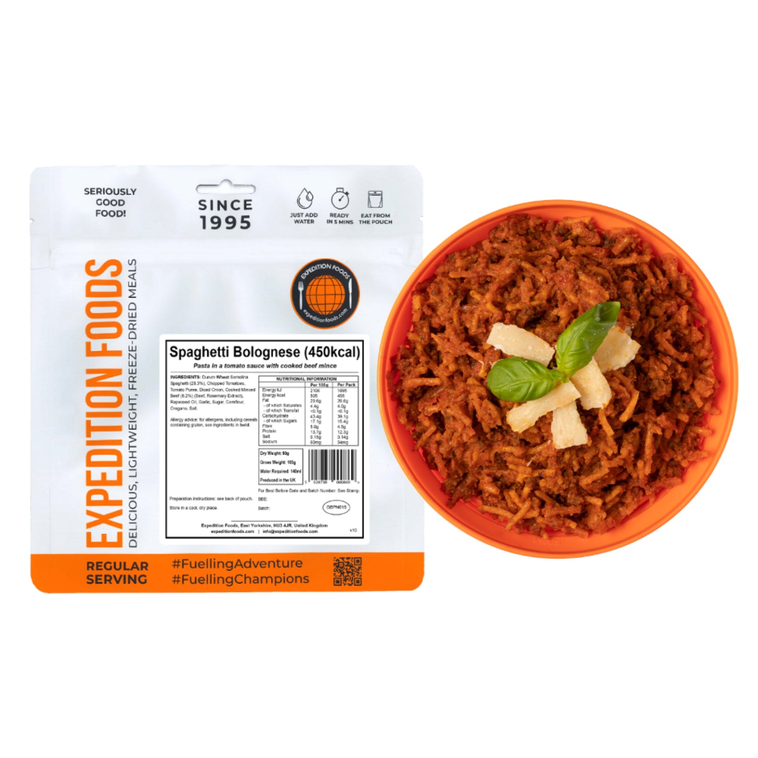 Expedition Foods Spaghetti Bolognese (450kcal)