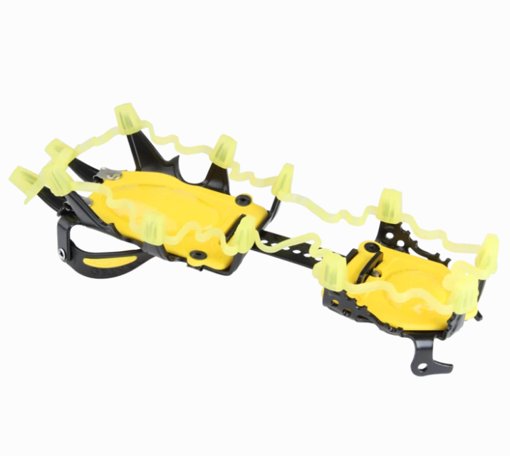 Grivel Crampon Crown shown on its own. In yellow colour.