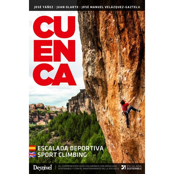 Cuenca 3rd Edition climbing guidebook, front cover 