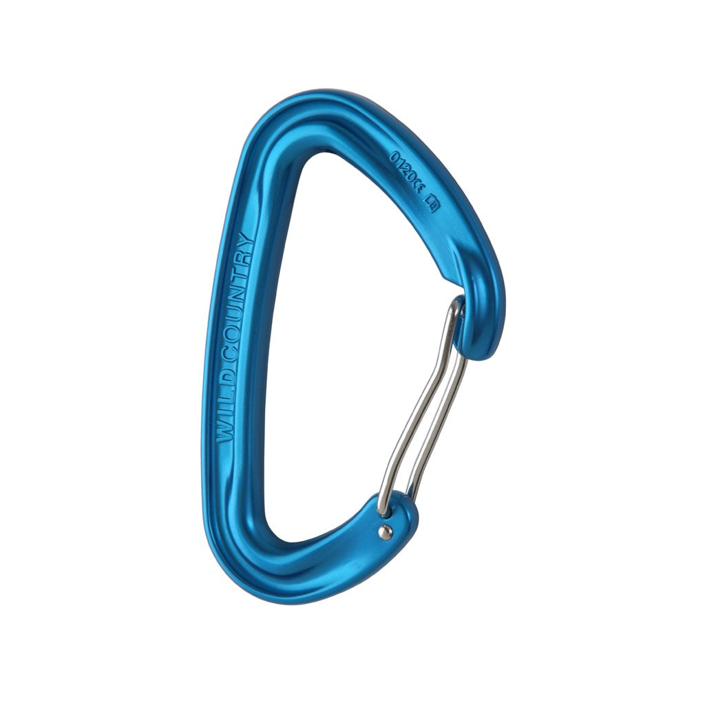 Wild Country Wildwire 2 carabiner in blue