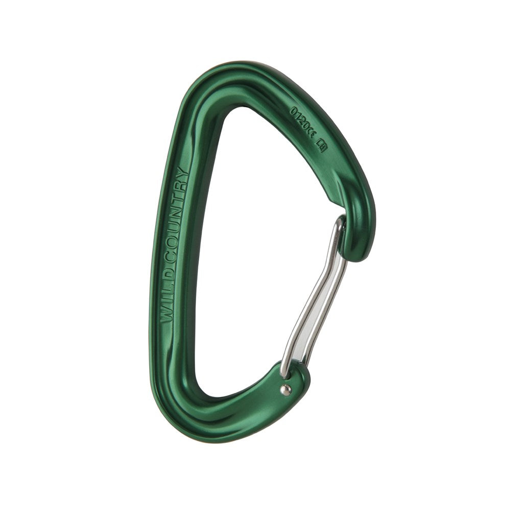 Wild Country Wildwire 2 carabiner in green