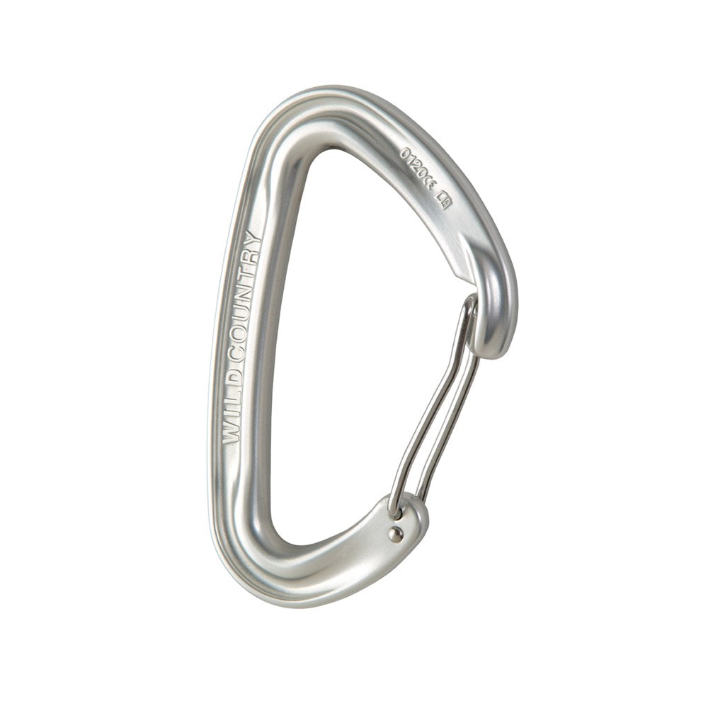 Wild Country Wildwire 2 carabiner in silver