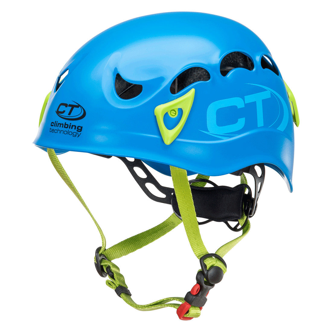Climbing Technology Galaxy climbing helmet, in green and blue colours