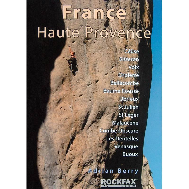 France: Haute Provence climbing guidebook, front cover