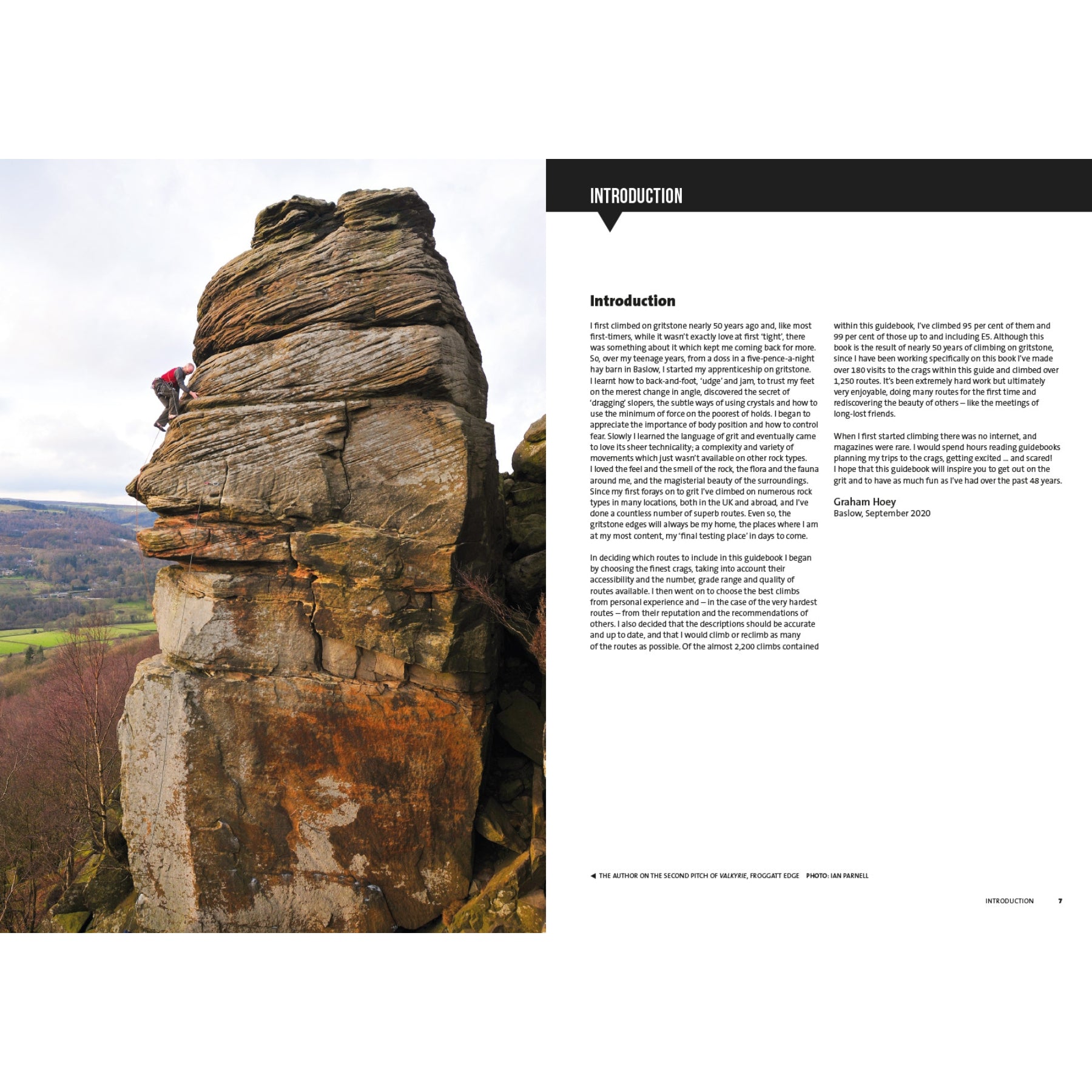 Peak District Gritstone Guide Book Cover 2021