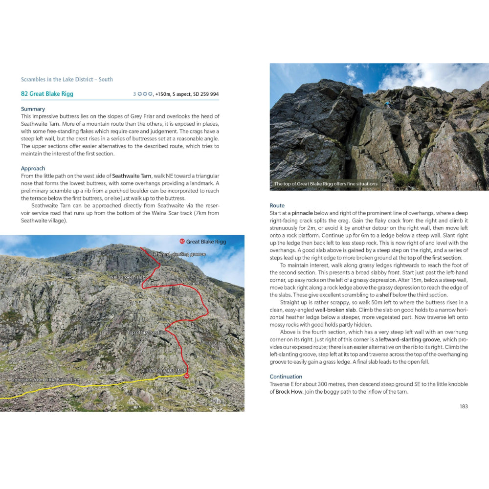Scrambles in the Lake District South, Page Example