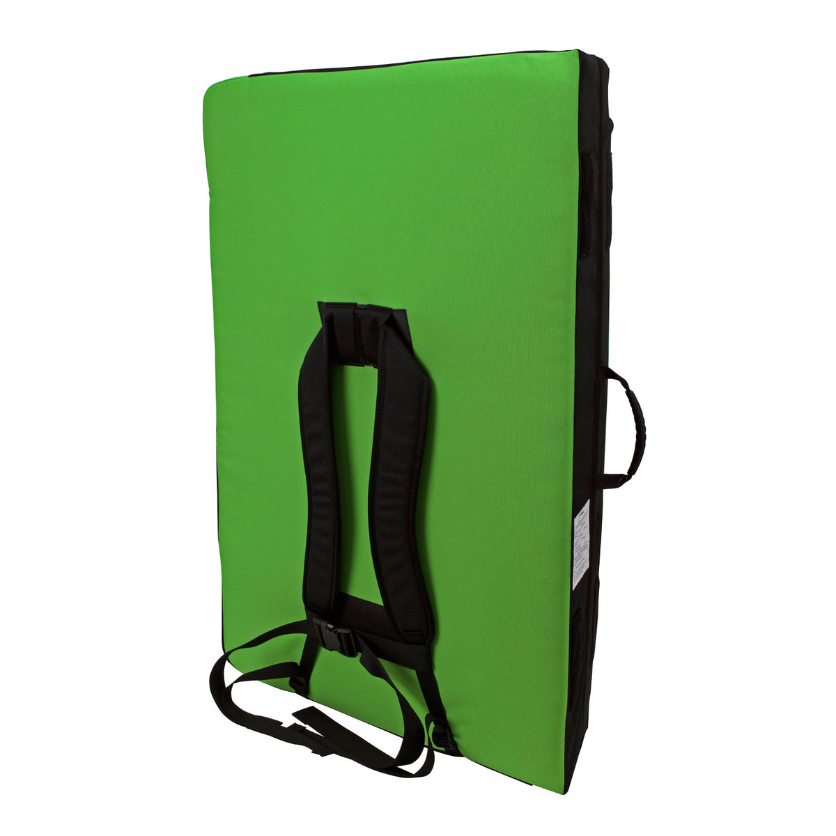 Metolius Session II crash pad, showing reverse side with shoulder straps