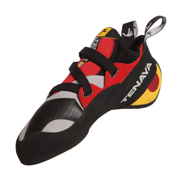 High top clearance climbing shoes