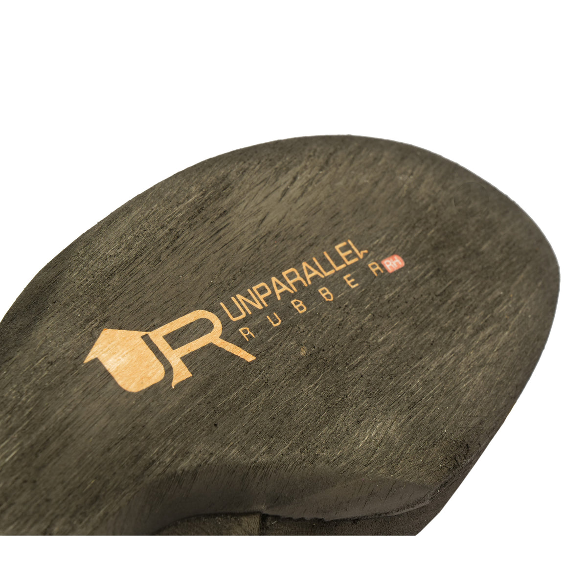 Unparallel RH Rubber sole in black with orange logo