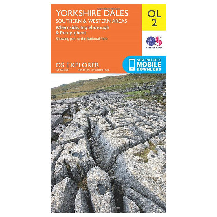 Yorkshire Dales Southern and Western Areas - OS Explorer Map OL2