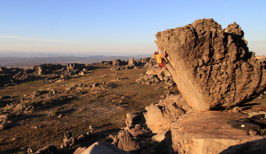 Bouldering in Rocklands, South Africa