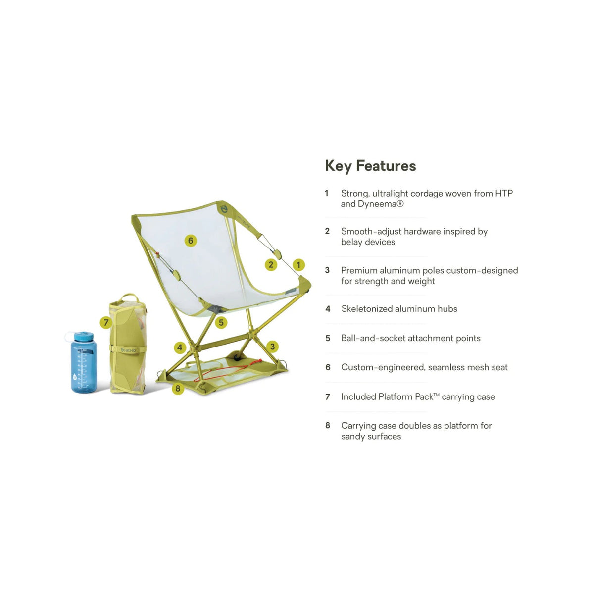 Nemo Moonlite Elite Reclining Camp Chair