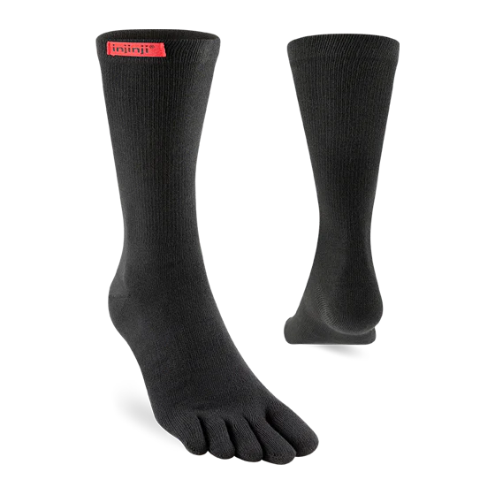 Injinji Sport OW Crew - Black