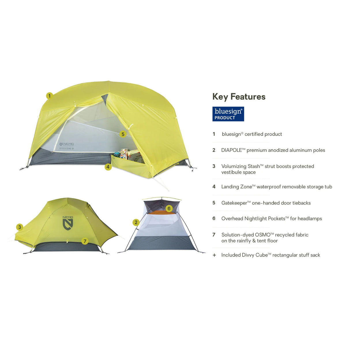 Nemo Dagger Ridge OSMO 2P Tent