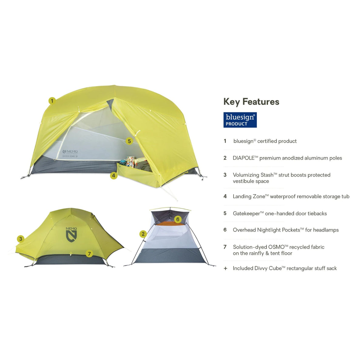 Nemo Dagger Ridge OSMO 2P Tent