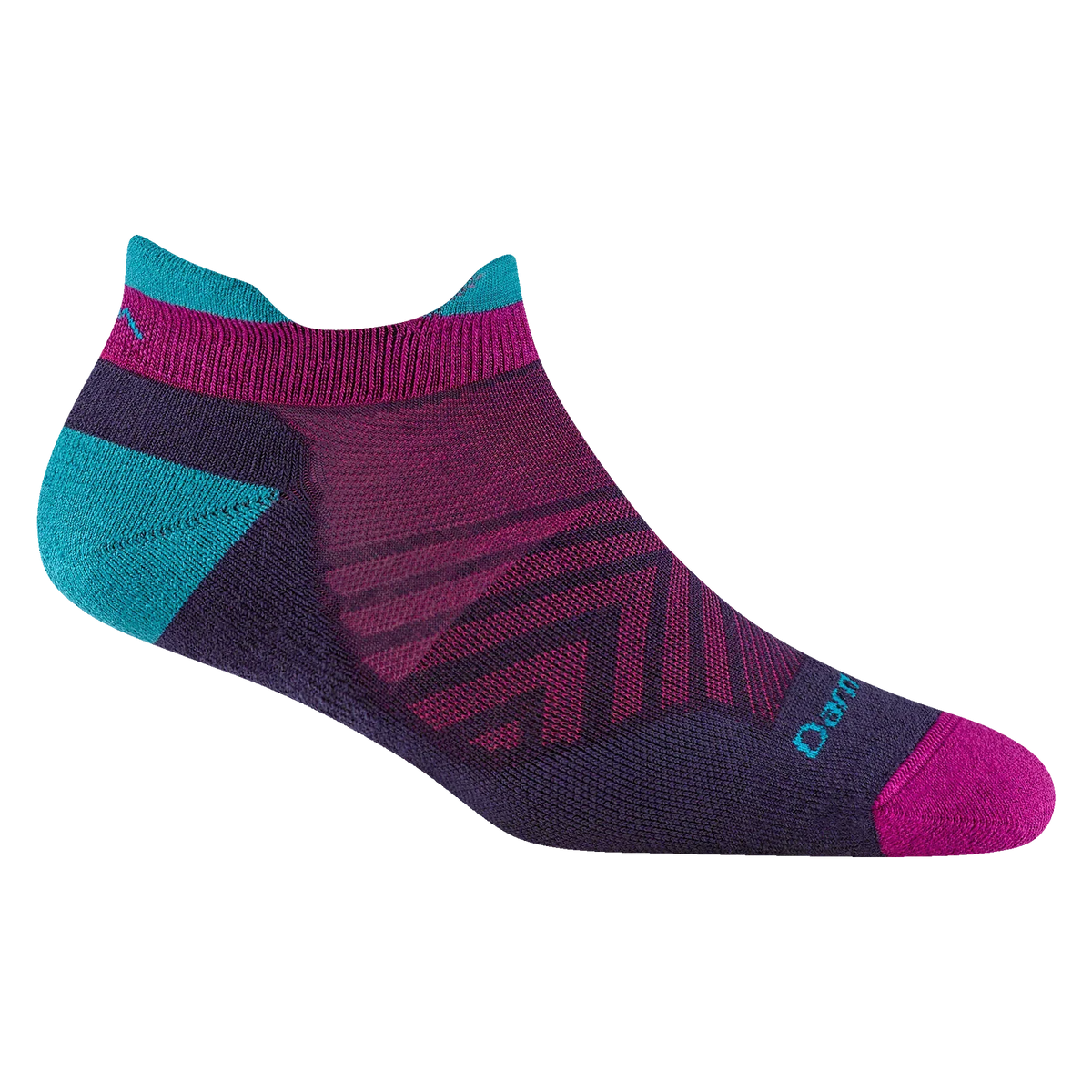 Darn Tough Women's Run No Show Tab Ultra-Cushion Lightweight Running Sock