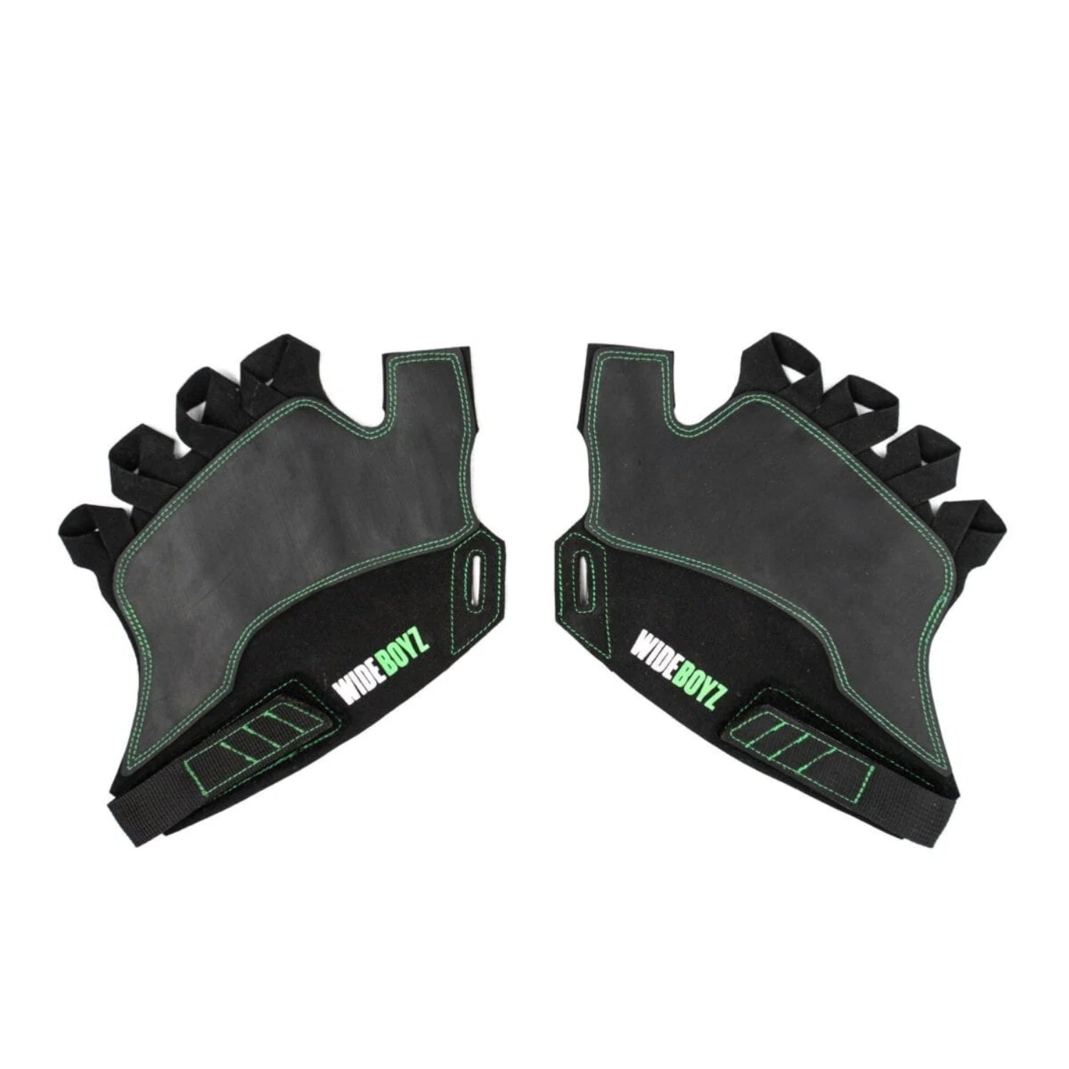 WIDEBOYZ Crack Glove in black with green trim