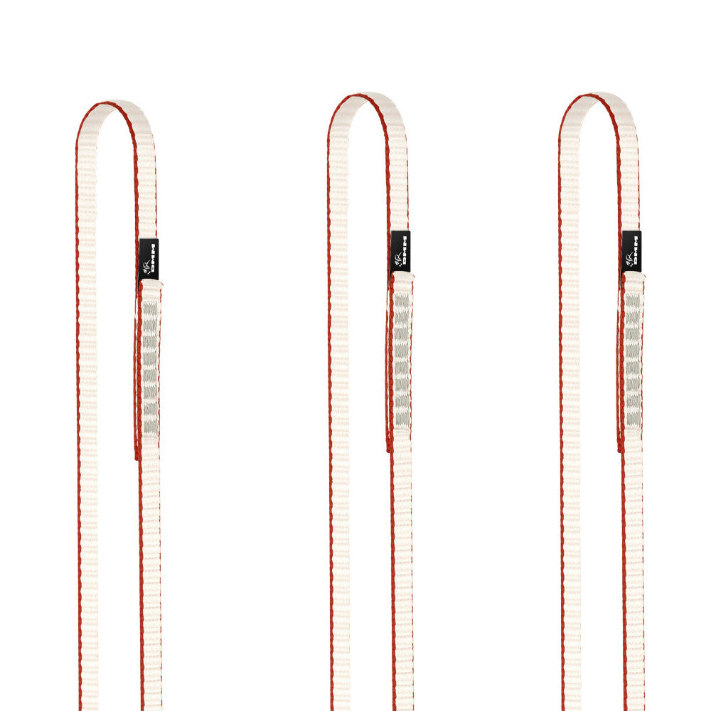 DMM Dyneema climbing Sling 11mm x 120cm 3 pack, 3 slings shown side by side