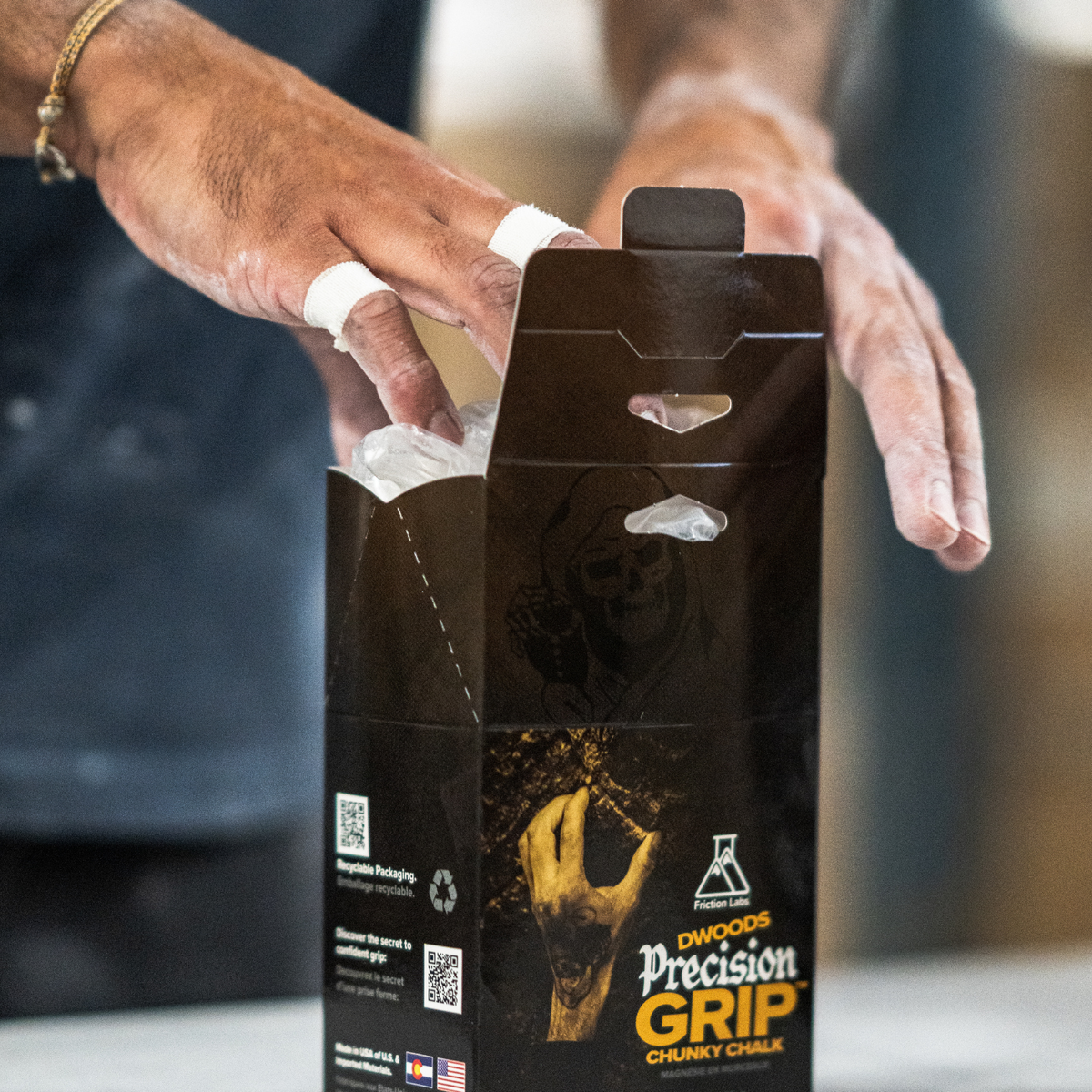 FrictionLabs DWOODS Precision Grip Chalk - Chunky