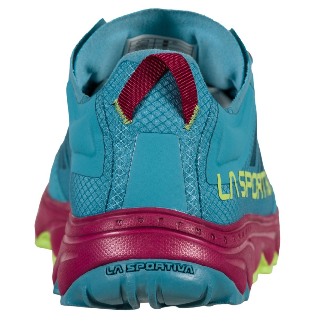 La Sportiva Helios III Womens Topaz Red Plum Heel