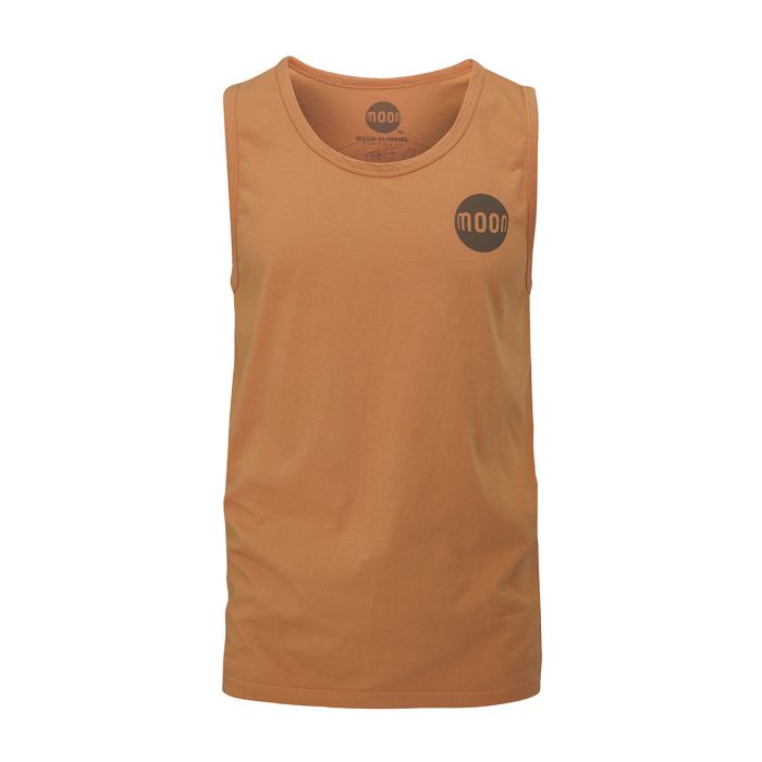 Moon Train Hard Climb Harder Vest - Men's in eco orange