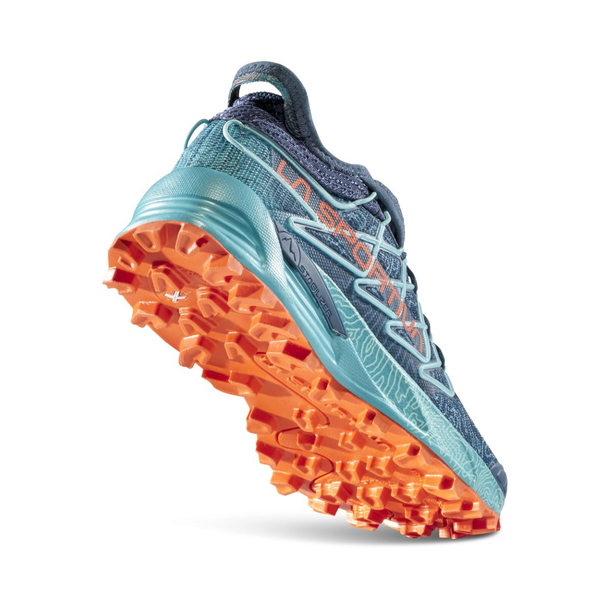 La Sportiva Mutant Womens Storm Blue Cherry sole