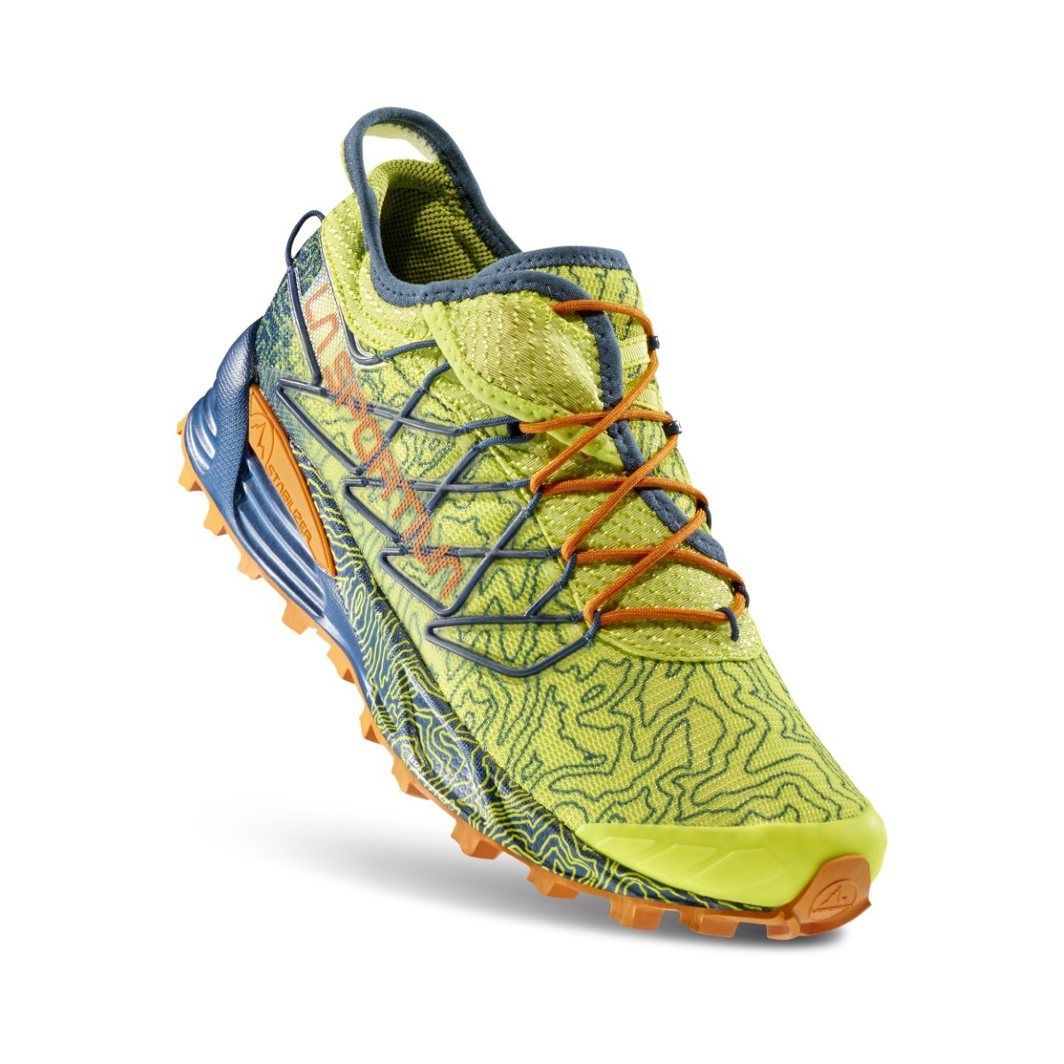 La Sportiva Mutant Lime/Storm 2023 action