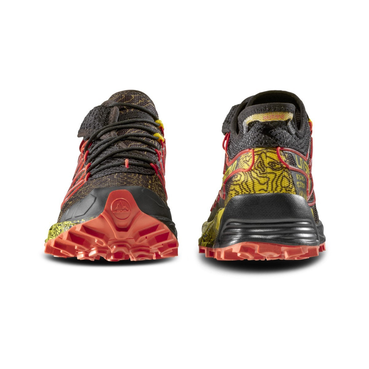 La Sportiva Mutant Black/Yellow 2023 heel
