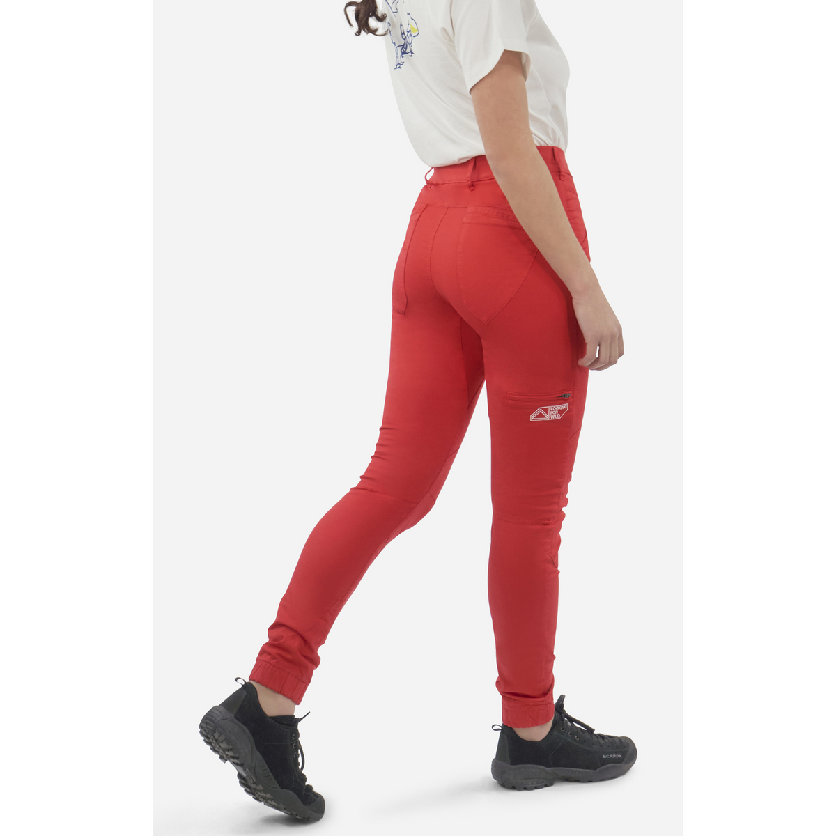 Looking For Wild Laila Peak Pant - Womens in rosso red