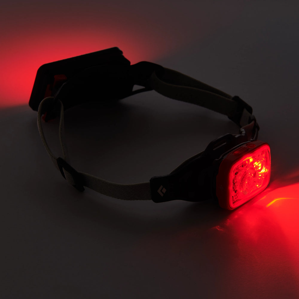 Black Diamond Distance 1500 Headlamp in octane colour with white head band