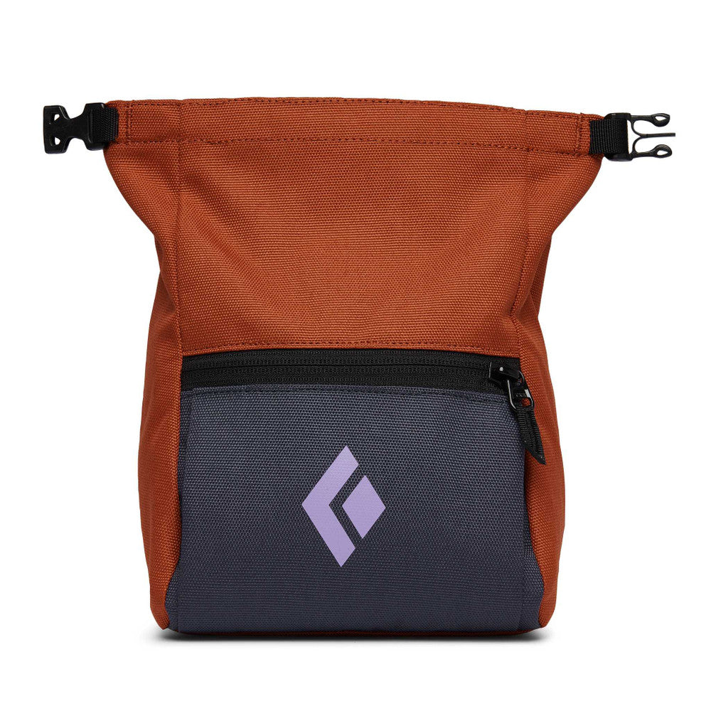 Black Diamond Mondito Chalk Bucket in rust orange colour