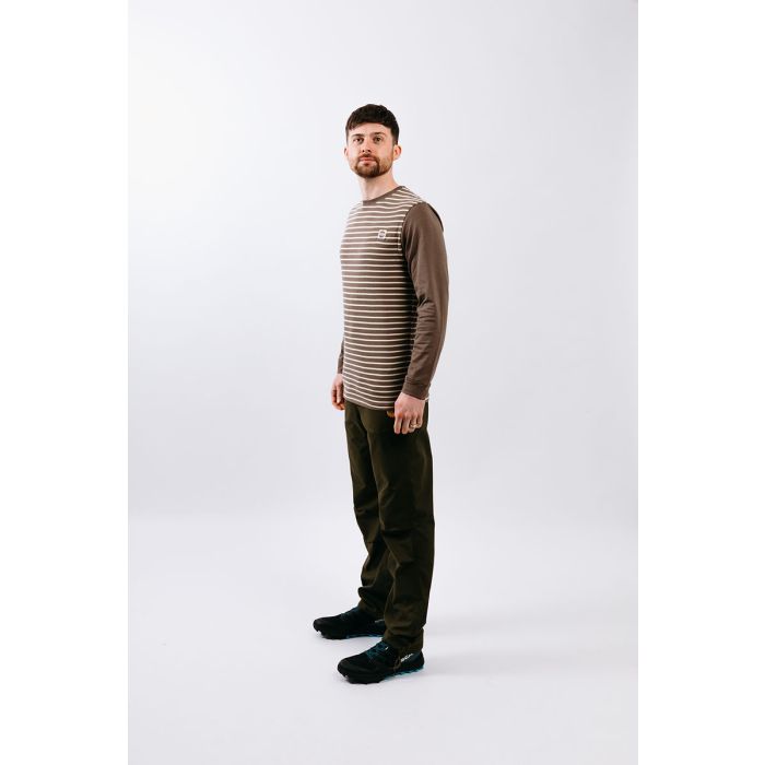 Moon Striped Long Sleeve Tech T-Shirt - Men's