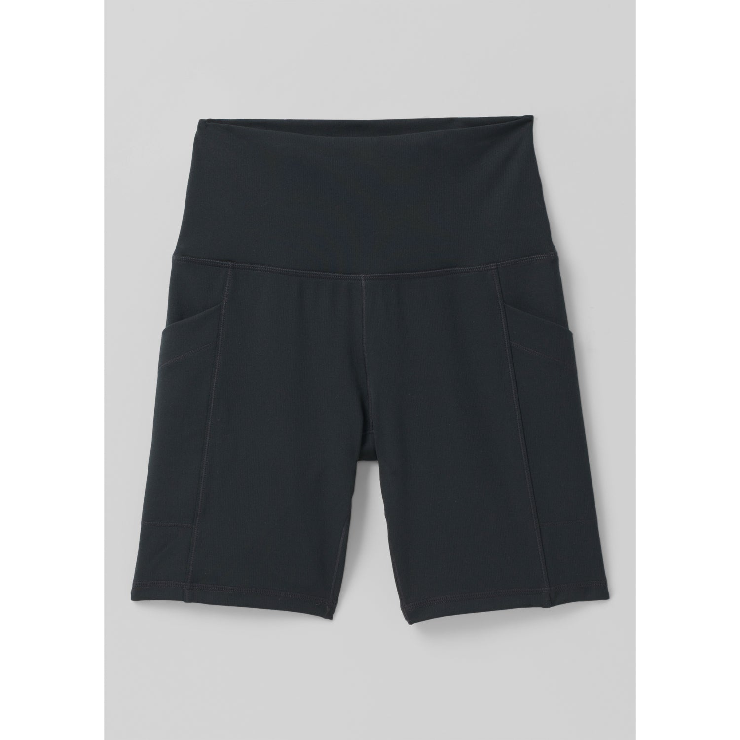 Black shorts on a light gray background