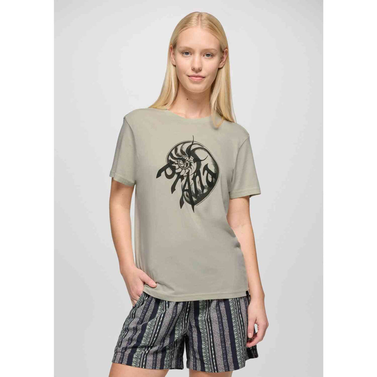 Prana Heritage Graphic T-Shirt - Jasmine Nautilus