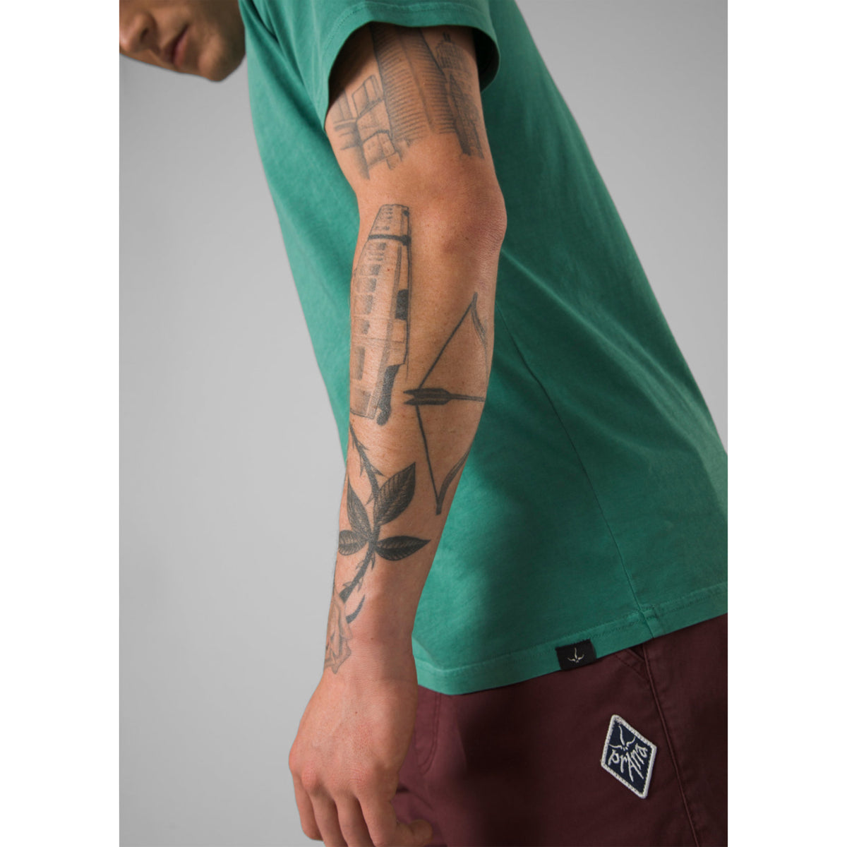Prana Heritage Graphic T-Shirt in cove colour