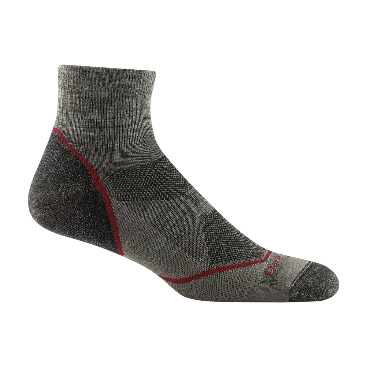 Darn Tough Mens Light Hiker Quarter Lightweight Hiking Sock